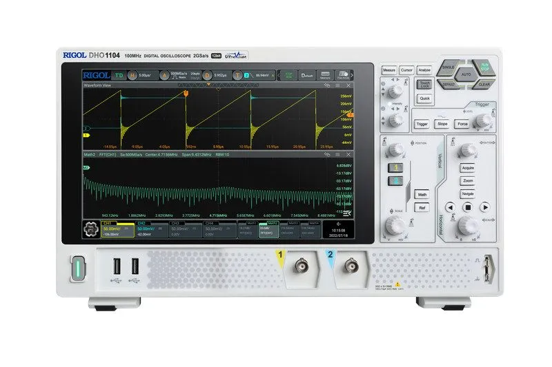 Осциллограф RIGOL DHO1104 Digital Oscilloscope100MHz Bandwidth,4 Channels, 12 bi