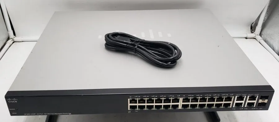 Коммутатор Cisco SF300-24MP 24-Port 10/100 PoE Managed Switch