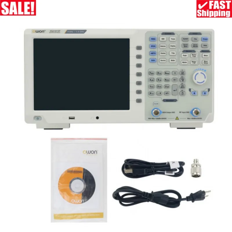 Анализатор спектра OWON XSA1015P-TG 9kHz-1.5GHz Spectrum Analyzer Tracking Gener