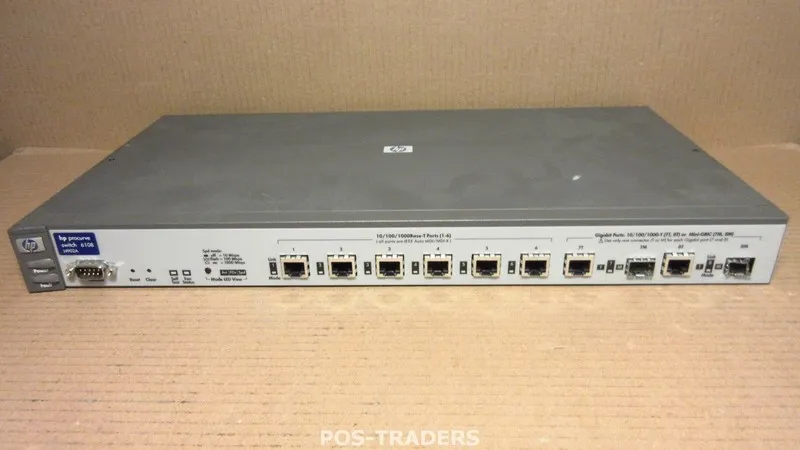 Коммутатор HP ProCurve 6108 J4902A 8 Port Gigabit 10/100/1000 + 2 Port SFP Layer