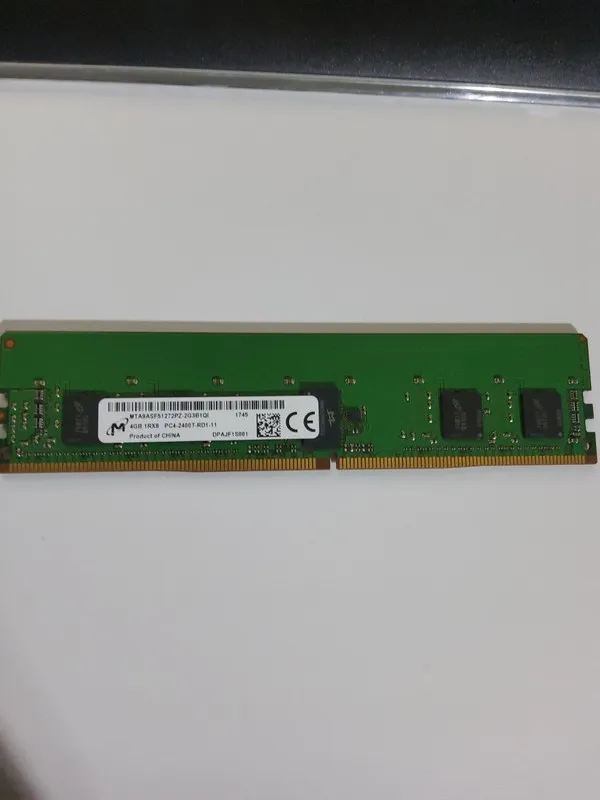 Модуль памяти Micron 4GB DDR4-2400 ECC Registered RDIMM RAM MTA9ASF51272PZ-2G3B1