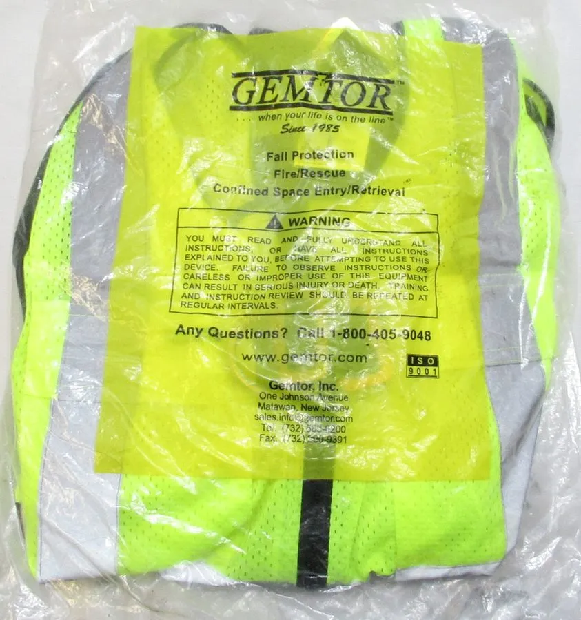 Жгут проводов Gemtor FPV-MFD-2 High Visibility Fall Protection Vest Harness, Siz — фото лота 1