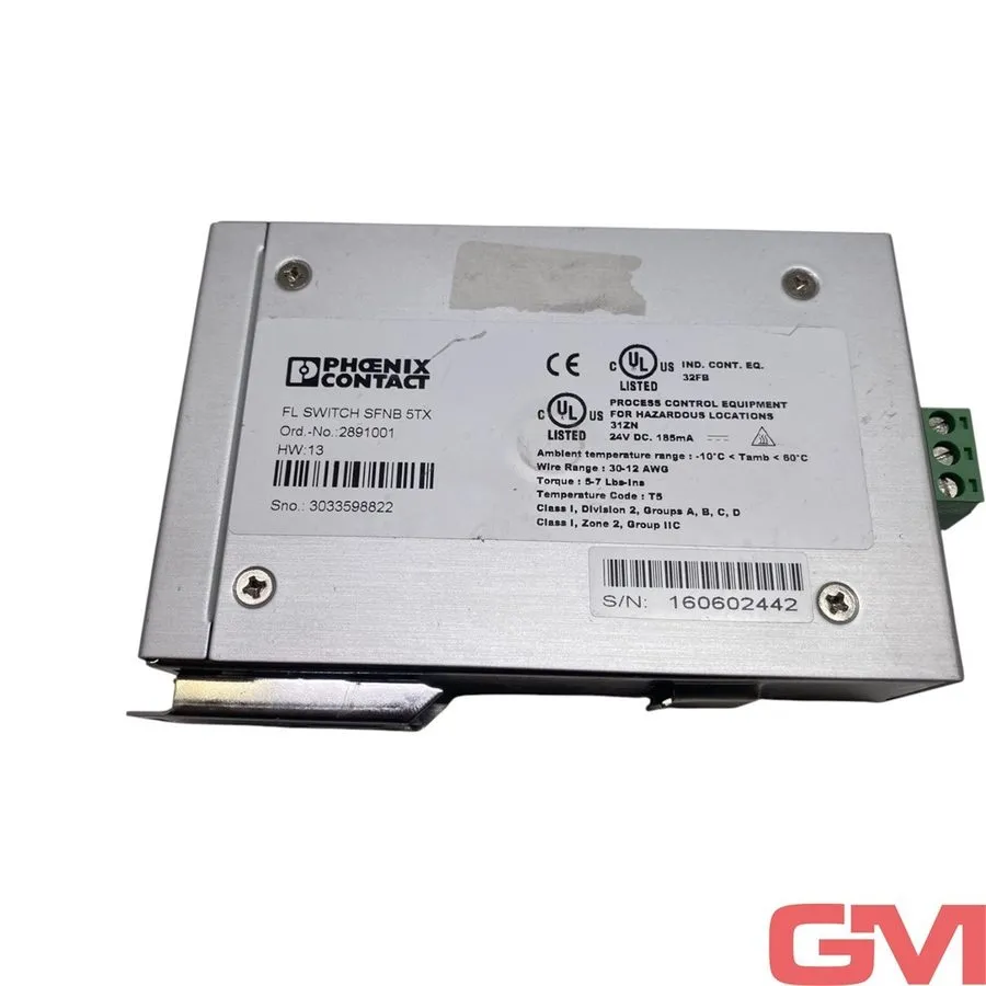 Коммутатор Phoenix Contact 2891001 Ethernet Switch Module 5-Port 24 VDC