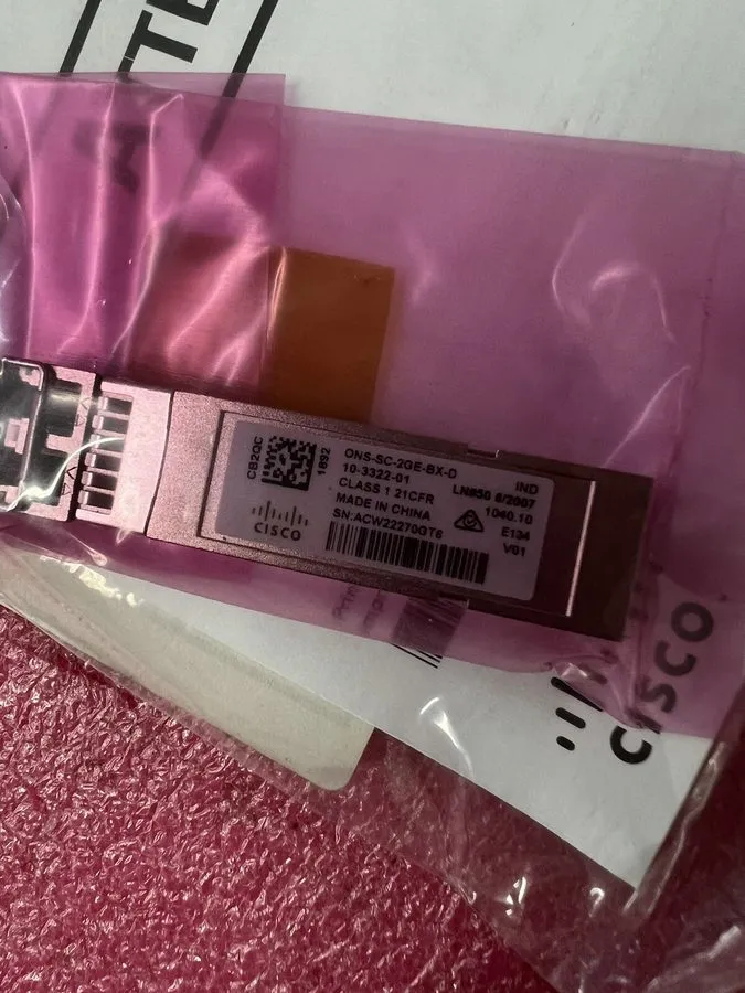 Трансивер Genuine Cisco | ONS-SC-2GE-BX-D 1Gbps 1000Base-BX10 10-3322-01
