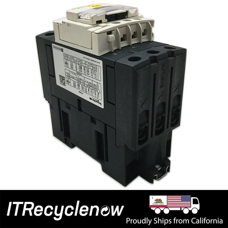 Контактор Schneider Electric TeSys D LC1D40A Contactor 40A 3P 110V AC Coil — фото лота 1