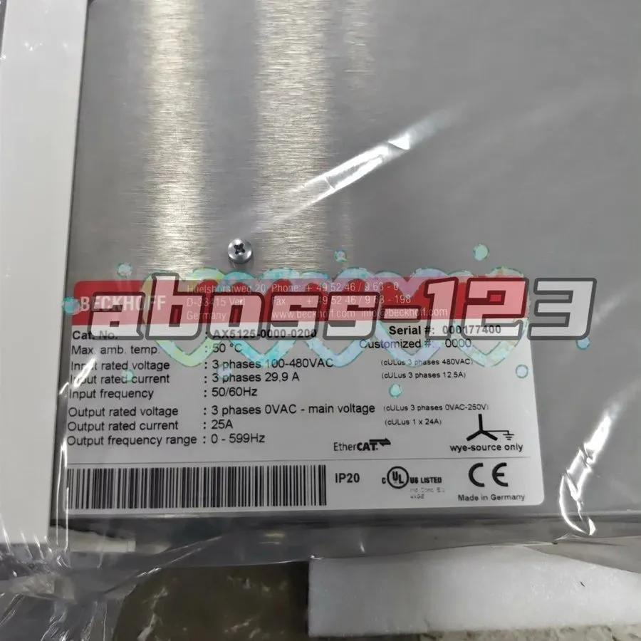 Сервопривод BECKHOFF AX5125-0000-0200 Servo Driver
