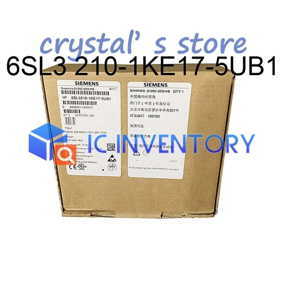 Привод Siemens SINAMICS G120 6SL3210-1KE17-5UB1