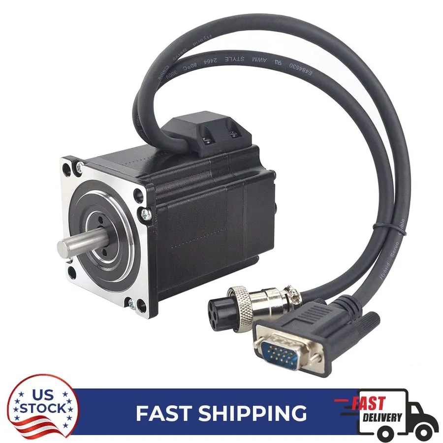 Шаговый двигатель STEPPERONLINE Nema23 Closed Loop 1.2Nm Φ8mm 4A StepperMotor wi