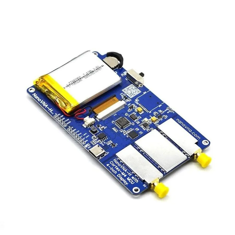 Анализатор цепей Network Analyzer NanoVNA-H4 4" LCD 50KHz~1.5GHz VNA HF VHF UHF  — фото лота 2