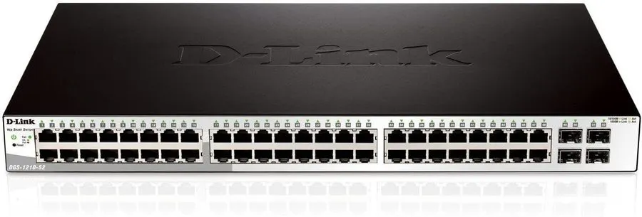 Коммутатор D-Link 52-Port Gigabit Smart Managed Network Switch DGS-1210-52 RackM