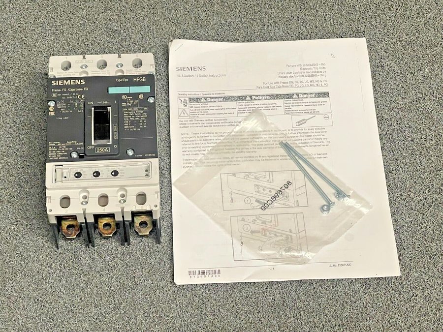 Автоматический выключатель Siemens HFK3R250 VL Molded Case Circuit Breaker Class