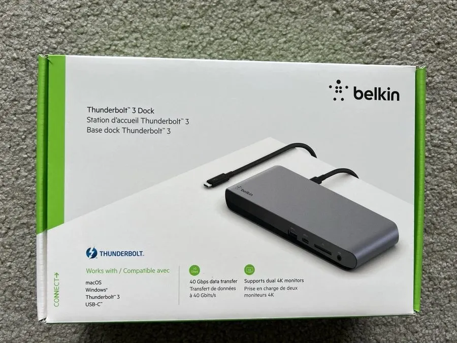 Док-станция Belkin Thunderbolt 3 Dock Pro USB-C F4U097TT