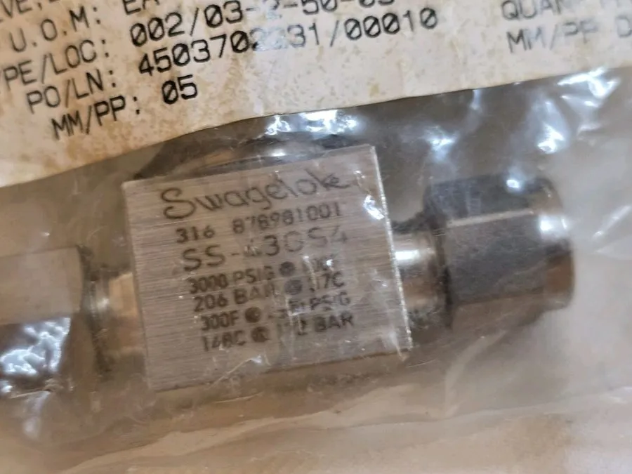 Клапан Swagelok 40G Series Ball Valve 1/4 in. (SS-43GS4)