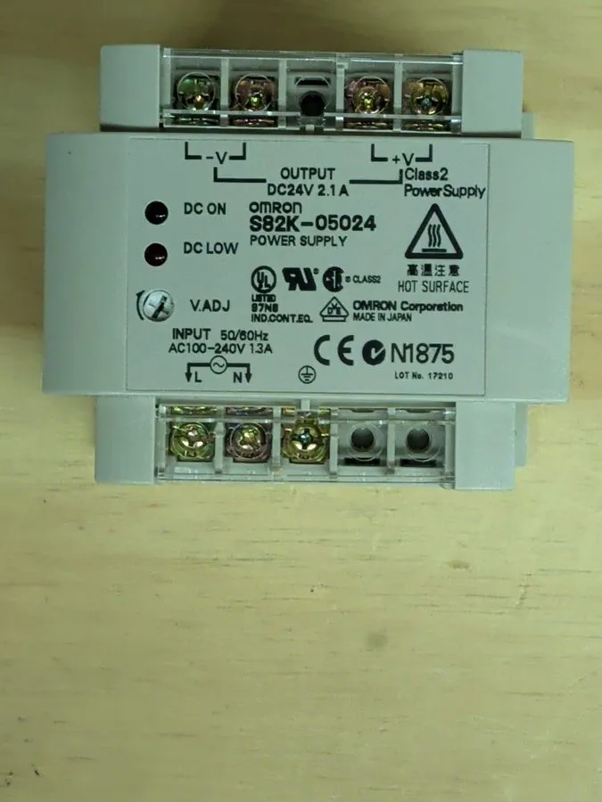 Блок питания Omron S82K-05024 Power Supply 24V DC 2.1A 50W DIN Rail with Power C