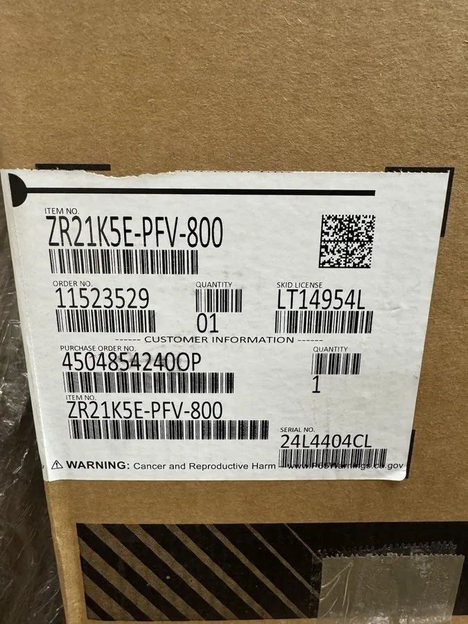 Компрессор ZR21K5E-PFV-800 Copeland 2 Ton Scroll HP A/C Condenser Compressor 21,