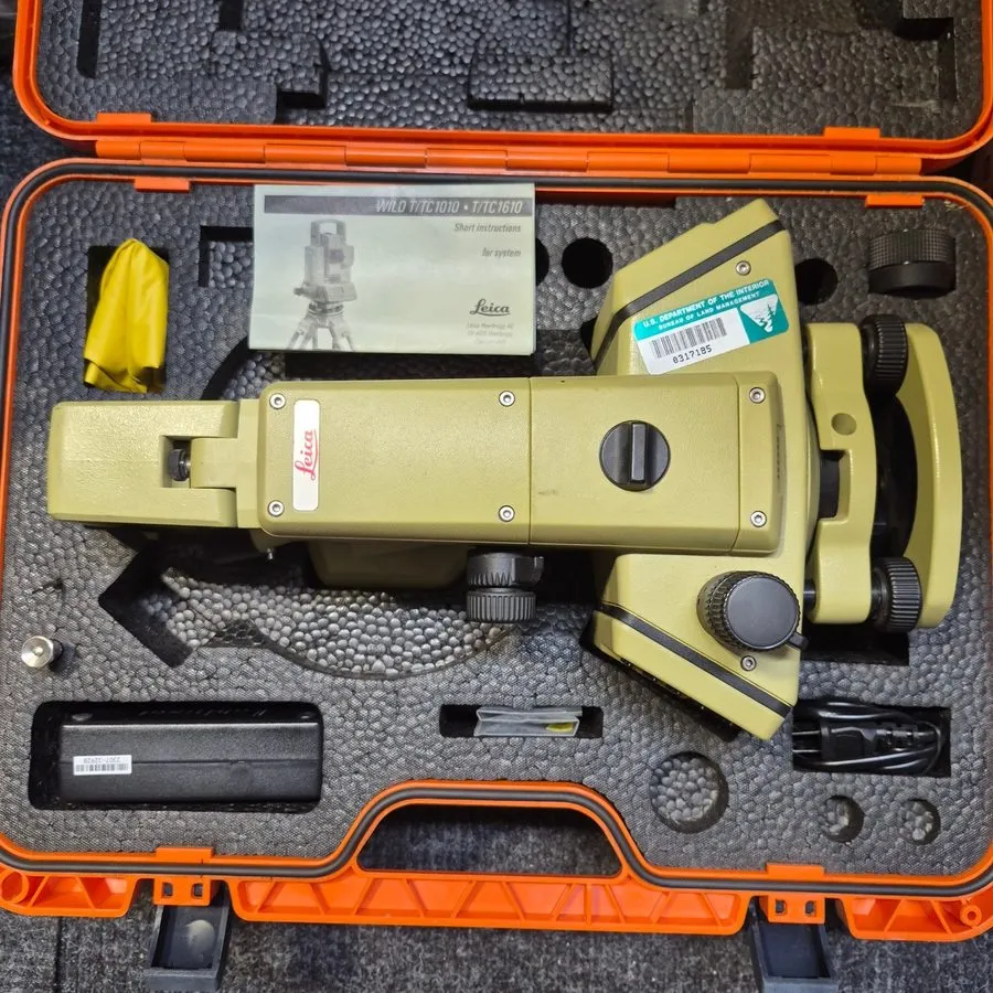 Геодезический прибор Leica Wild T1010 TC1010 Surveying Instrument WORKS, calibra