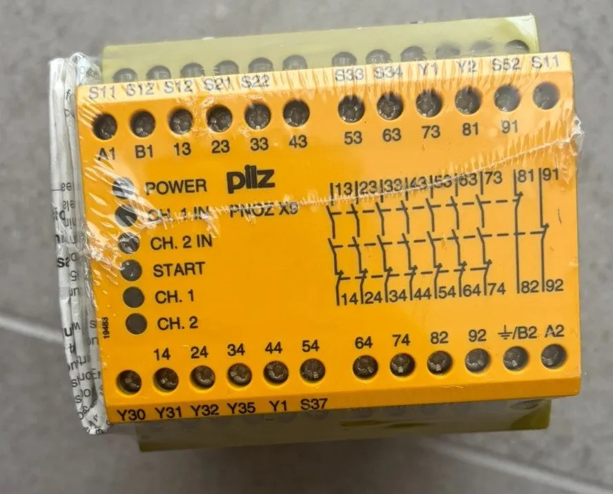 Реле безопасности Pilz PNOZ X9 120VAC/24VDC 7S2O Safety Relay 774605 — фото лота 2