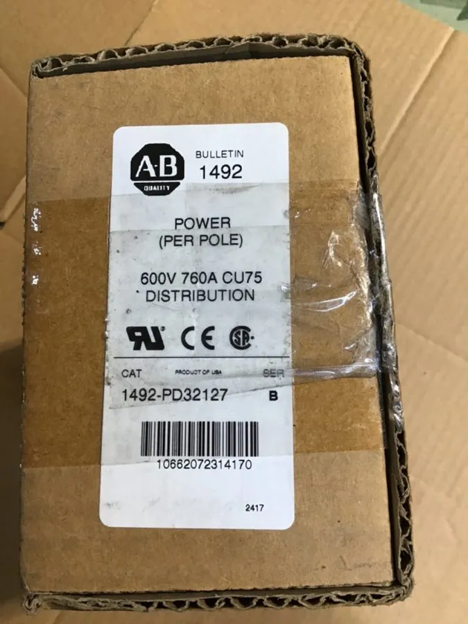 Клеммник Allen-Bradley 1492-PD32127 Ser B Power Distribution Block 760A 600V