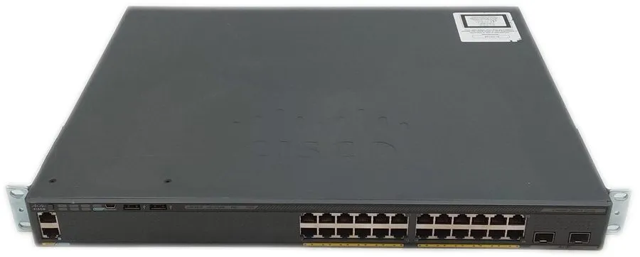 Коммутатор Cisco 2960-X Series 24 Port 370W PoE+ Switch, WS-C2960X-24PD-L