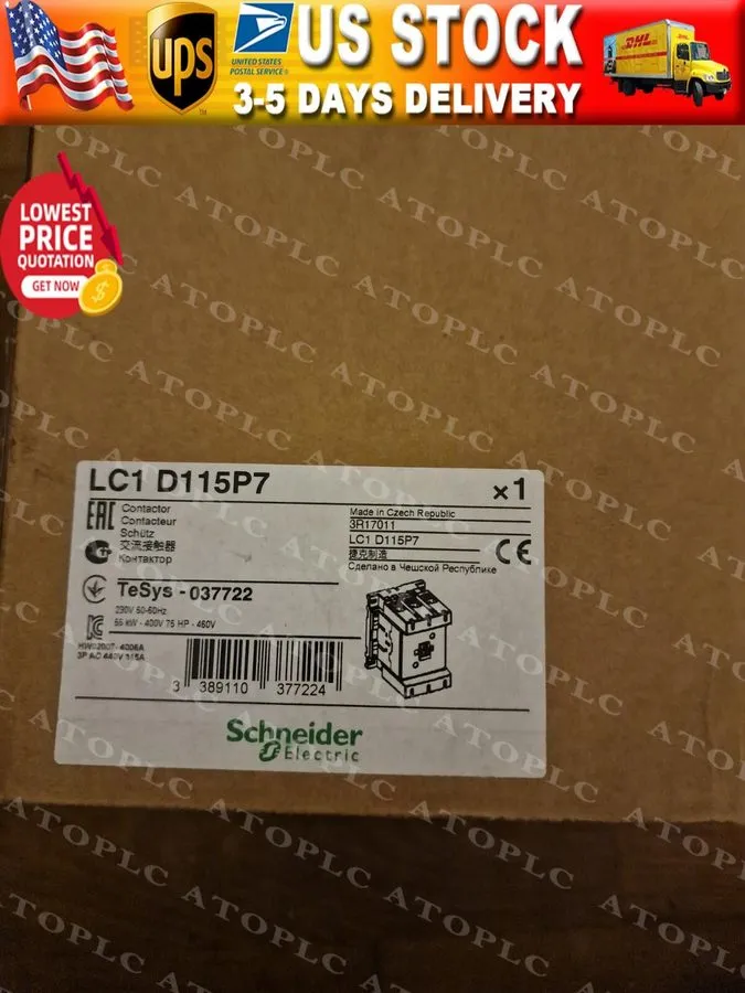 Контактор Schneider Electric Contactor LC1D115P7 / TeSys 037722