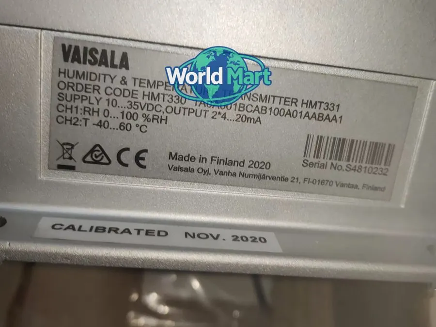 Датчик температуры Vaisala HMT331 Temperature and Humidity Transmitter