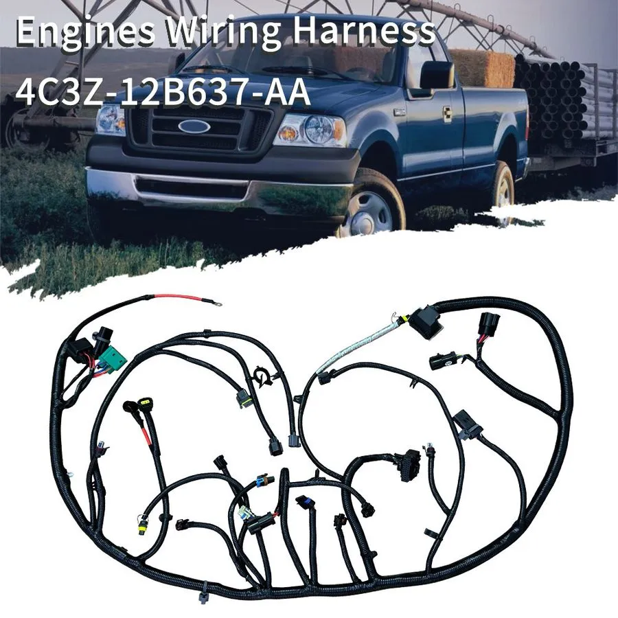 Жгут проводов Engine Wiring Harness 4C3Z-12B637-AA