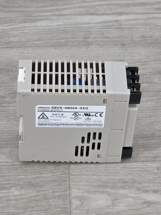 Блок питания Omron S8VS-06024/ED2 Switch Mode Power Supply 24VDC 2.5A DIN Rail — фото лота 2
