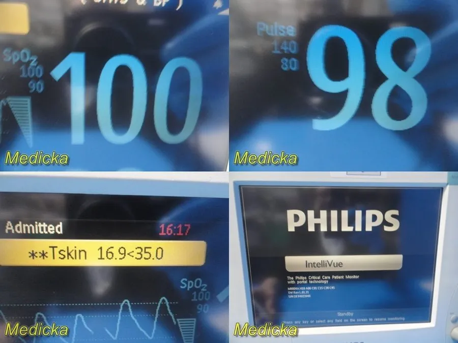 Монитор пациента Philips IntelliVue MP30 Touch Patient Monitor w/ M3001A & M3015