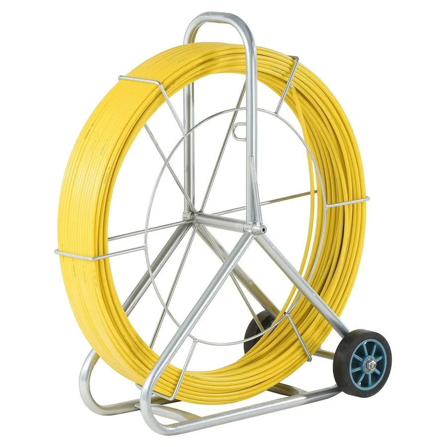 Инструмент ВОЛС Duct Fish Tape Fiberglass 8MM 150M/492FT Wire Cable Running Rod 