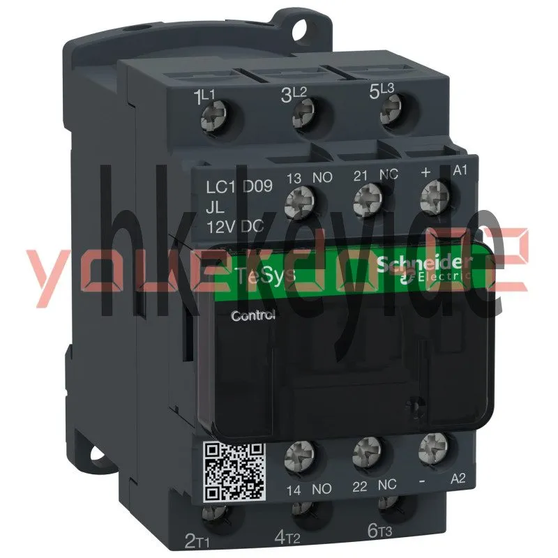 Контактор Schneider LC1D09JL TeSys Deca three-pole contactor 9 A,12V DC