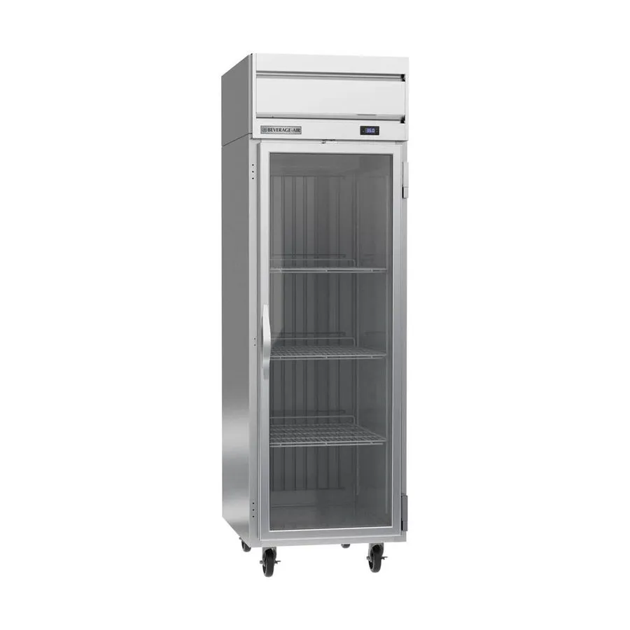Холодильный шкаф Beverage Air HR1HC-1G 22.28 CuFt Horizon Series Glass Door Reac — фото лота 1