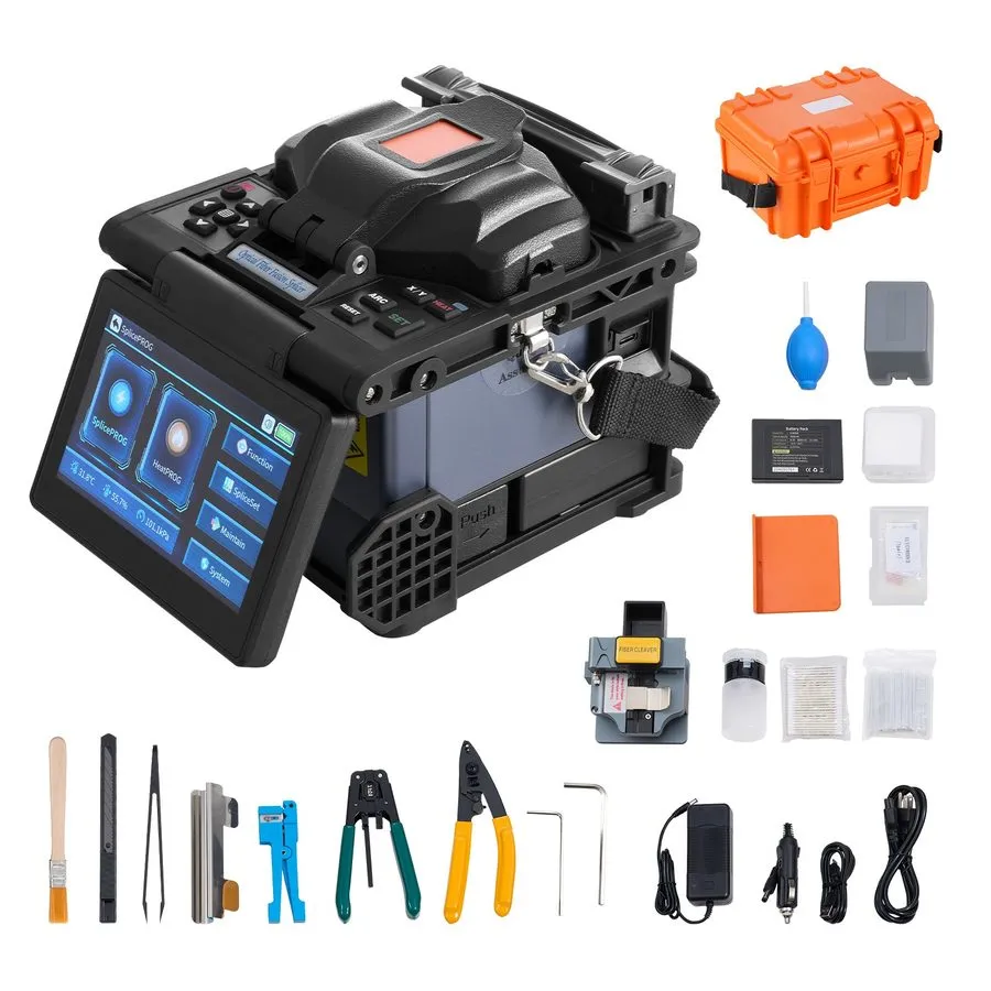 Сварочный аппарат M5 Intelligent Fiber Optic Fusion Splicer 6-Motor Core Alignme