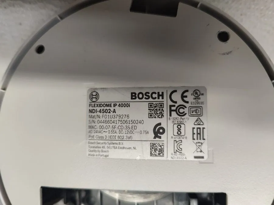 Камера Bosch FLEXIDOME IP 4000i Outdoor Camera NDI-4502-A 2MP 3-10MM