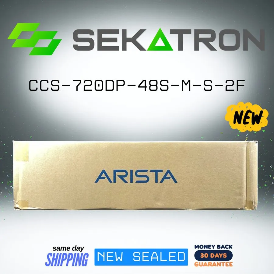 Коммутатор Arista CCS-720DP-48S-M-S-2F 48-Port PoE+ Gigabit 4x10G SFP+ Managed S — фото лота 1