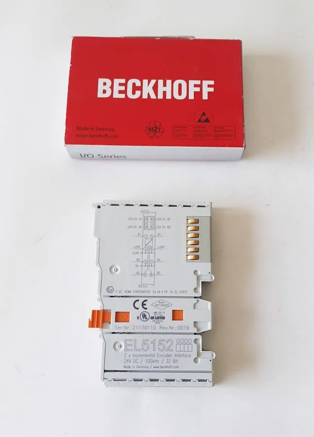 Энкодер BECKHOFF EL5152 EtherCAT Terminal, 2-Ch Encoder Interface, incremental, 