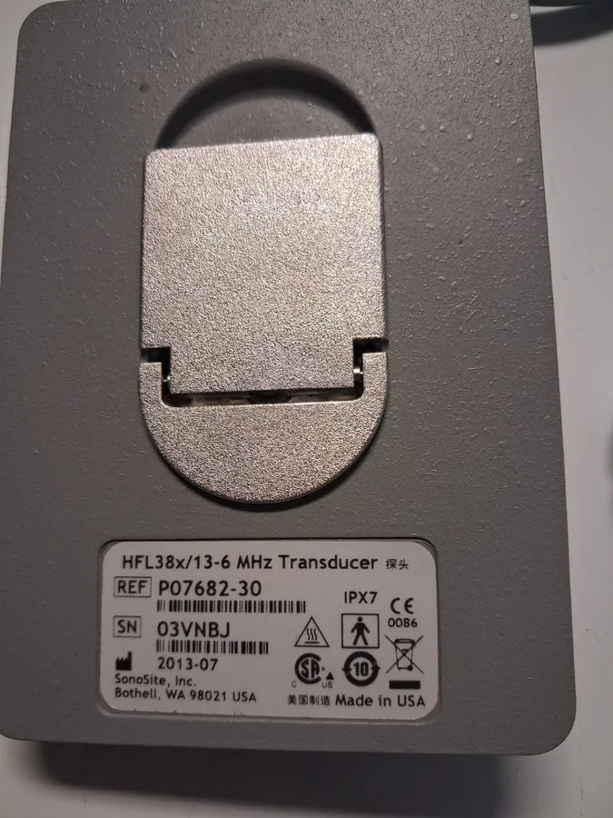 УЗИ-датчик FUJIFILM SonoSite HFL38x/13-6 MHz Linear Ultrasound Transducer — фото лота 1