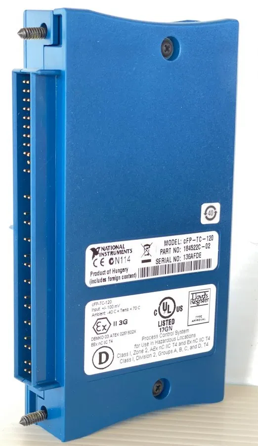 Трансивер National Instruments cFP-TC-120 Compact FieldPoint Thermocouple Input 