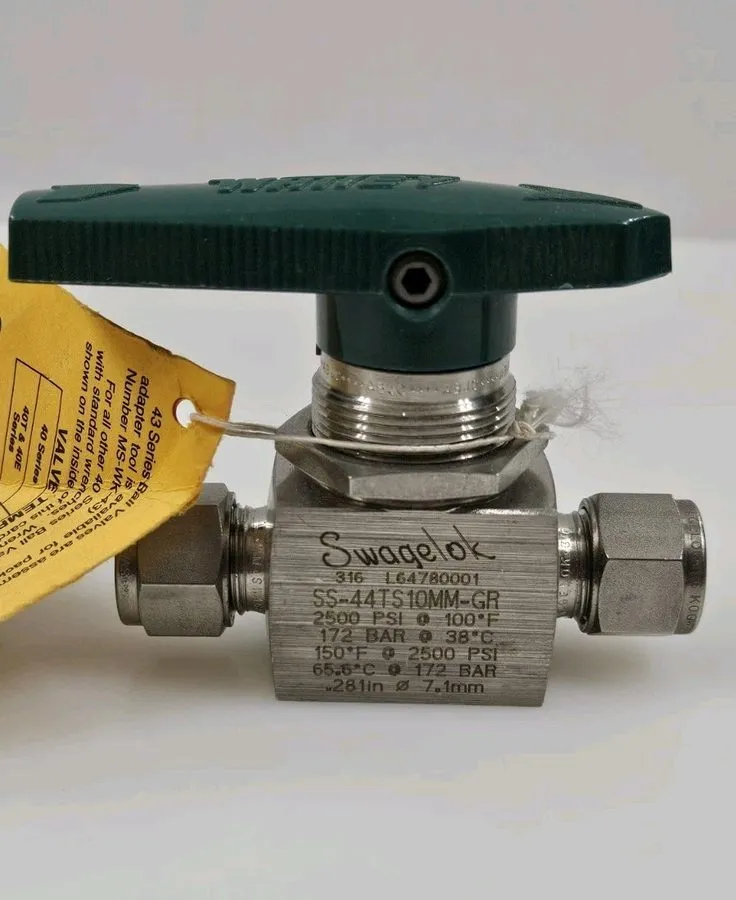 Клапан Swagelok SS-44TS10MM-GR 2 Way Ball Valve 10mm《NEW》Great Deal U.S. Seller — фото лота 1