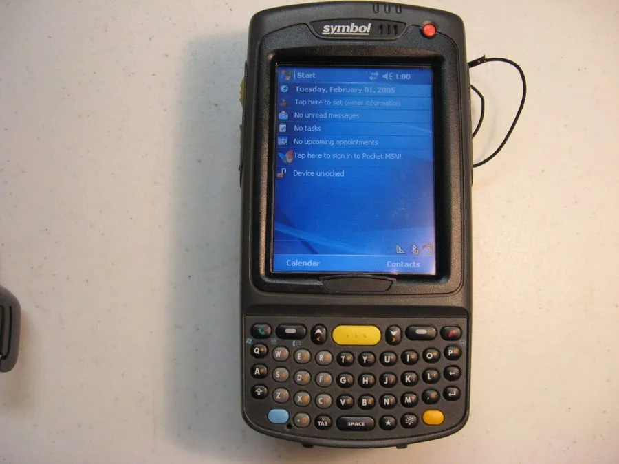Сканер штрих-кода Symbol Motorola MC70 PDA Wireless 2D Barcode Scanner MC7090-PK — фото лота 1