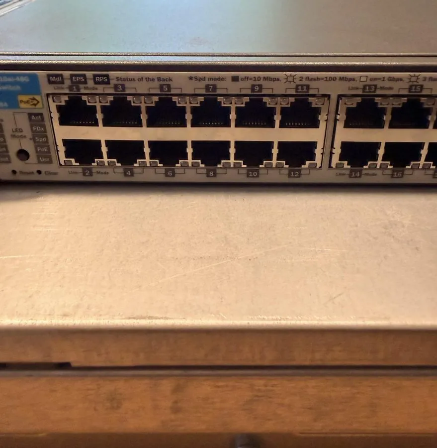 Коммутатор HP ProCurve J9148A 2910al-48G PoE+ 48-Ports POE Ethernet Switch — фото лота 2