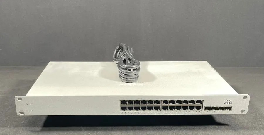 Коммутатор Cisco Meraki MS220-24P-HW 24-Port Gigabit PoE+ Switch 4x SFP 370W