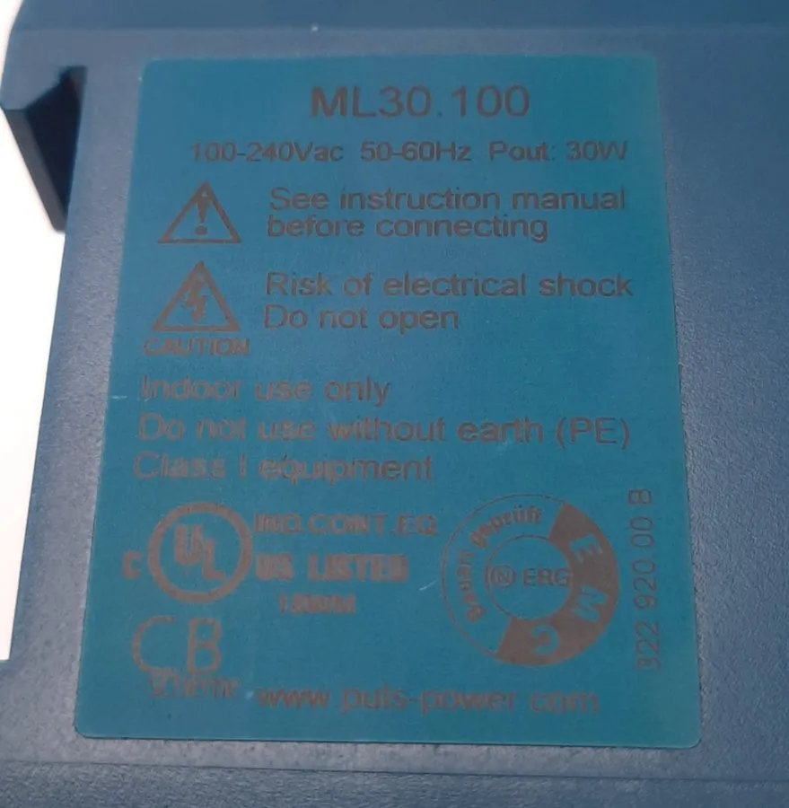 Блок питания PULS ML30.100 AC-DC Power Supply 30W 24 to 28VDC DIN Rail Input: 10