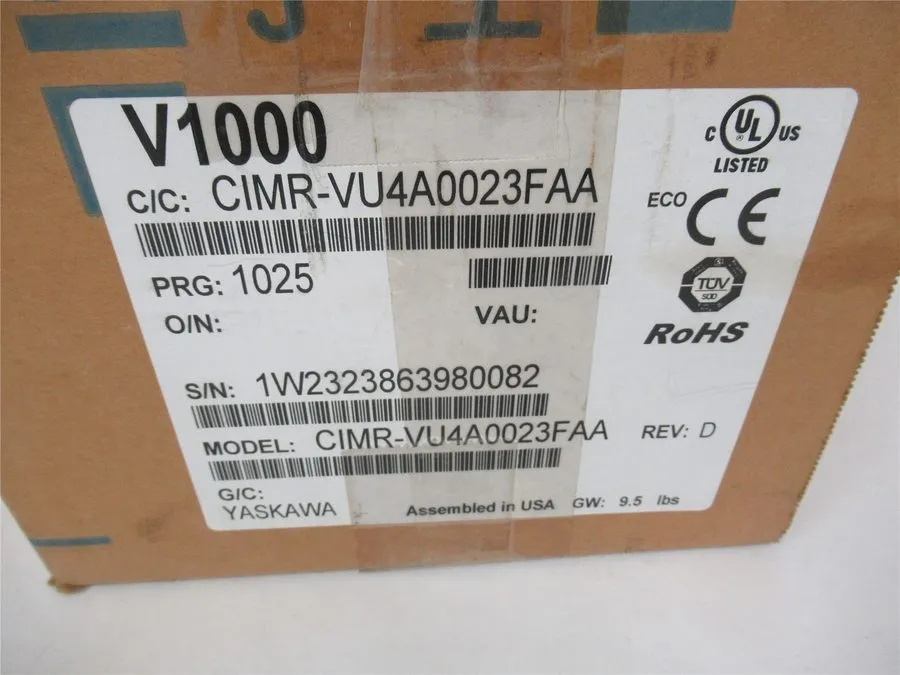 Частотный преобразователь Yaskawa CIMR-VU4A0023FAA V1000 AC Drive 24A 380/480VAC