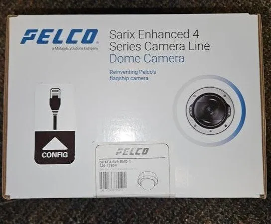 Камера Pelco SRXE4-6V9-EMD-1 Sarix Enhanced 4 Outdoor 6MP Dome IP Camera 4.4-9.3 — фото лота 1