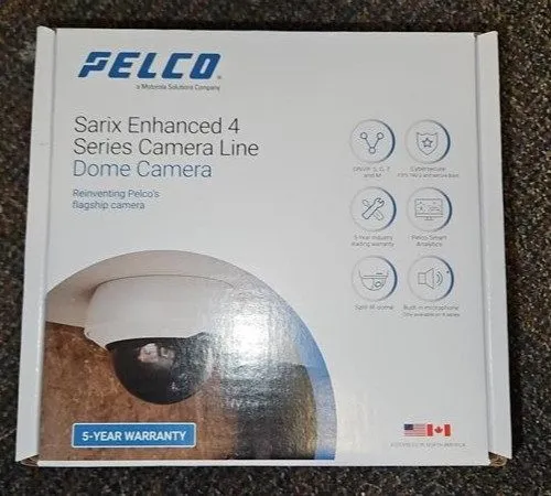Камера Pelco SRXE4-6V9-EMD-1 Sarix Enhanced 4 Outdoor 6MP Dome IP Camera 4.4-9.3 — фото лота 2