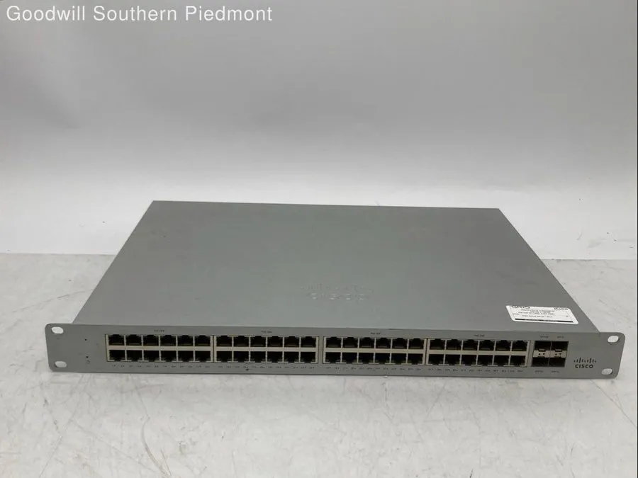 Коммутатор Cisco Meraki MS120-48LP 48-Port GbE PoE+ Switch 370W 4x 1G SFP