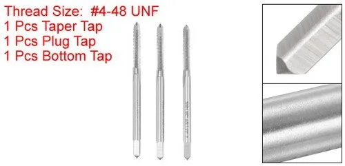 Режущий инструмент Hand Tap Set 3/8"-16 UNC Taper/Plug/Bottom Thread Tapping Too
