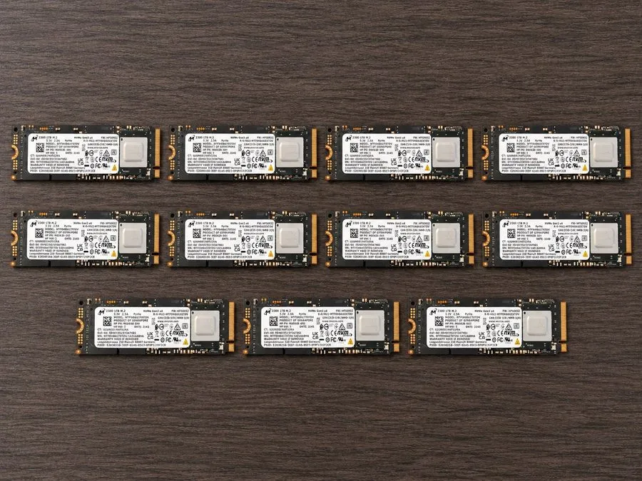SSD-накопитель Micron Technology 1TB M.2 NVMe MTFDHBA1T0TDV Internal SSD 100% He — фото лота 2