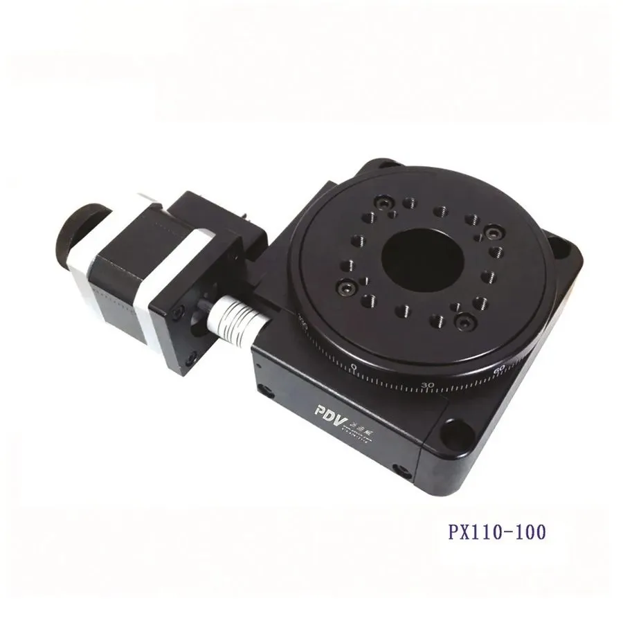 Поворотный стол Motorized Rotary Table Optical Rotary Stage 100MM Bearing Scale  — фото лота 1