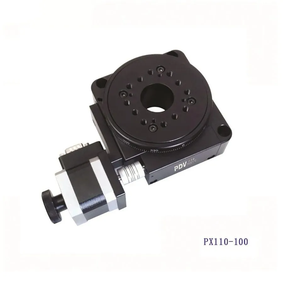 Поворотный стол Motorized Rotary Table Optical Rotary Stage 100MM Bearing Scale  — фото лота 2